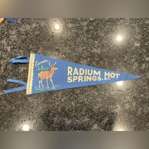 Vintage Pennant- Radium Hot Springs Canada